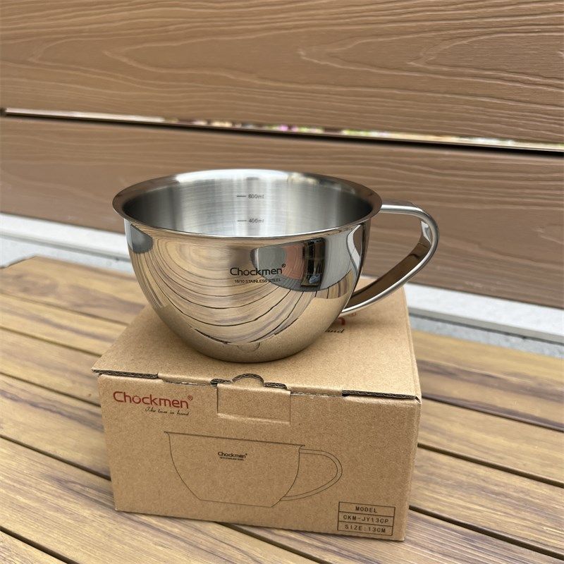 304不锈钢食堂打饭碗带盖泡面碗量杯带手柄嗦粉汤早餐牛奶燕麦杯,淘宝优惠券,粉丝福利购,淘宝优惠卷