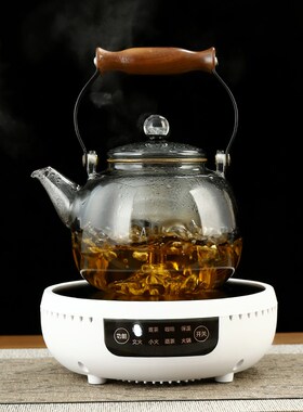 1300WI电陶炉茶炉电茶炉家用煮茶器迷你电玻璃烧水器围炉煮茶套装