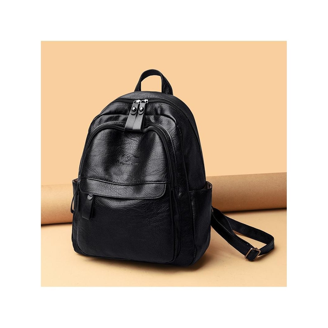 双肩包女2025新款潮韩版百搭单肩斜挎时尚软皮背包女,淘宝优惠券,粉丝福利购,淘宝优惠卷