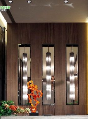酒店大厅摆件透明树脂抽象雕塑样板房售楼处玄关客厅工艺术品摆设