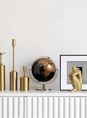 高级感轻奢创意摆件样板间客厅玄关酒柜装饰品现代家居办公室摆设