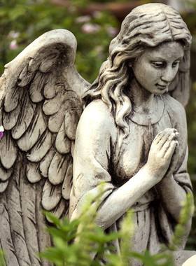 天使女孩摆件花园别墅庭院园林户外装饰品落地田园景观工艺品园艺