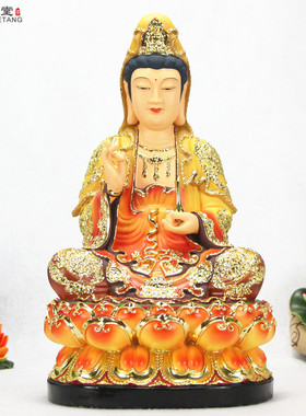 中式多规格家居娑婆三圣观世音地藏王释迦牟尼佛释迦菩萨佛像摆件