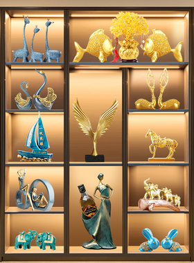 乔迁新居礼品电视酒柜装饰品套装组合摆件创意客厅家居餐柜桌面