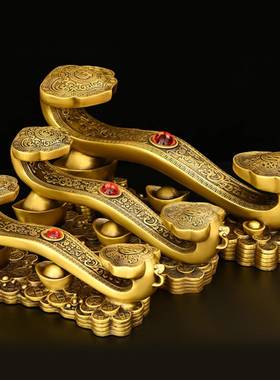 黄礼铜如意饰真如意品家装饰工艺品客厅入口电视居柜办公室品公司