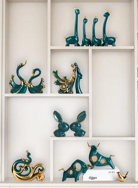 欧轻奢陶瓷摆饰居家饰品客电视柜酒柜装GL-686饰工艺礼品摆厅饰式