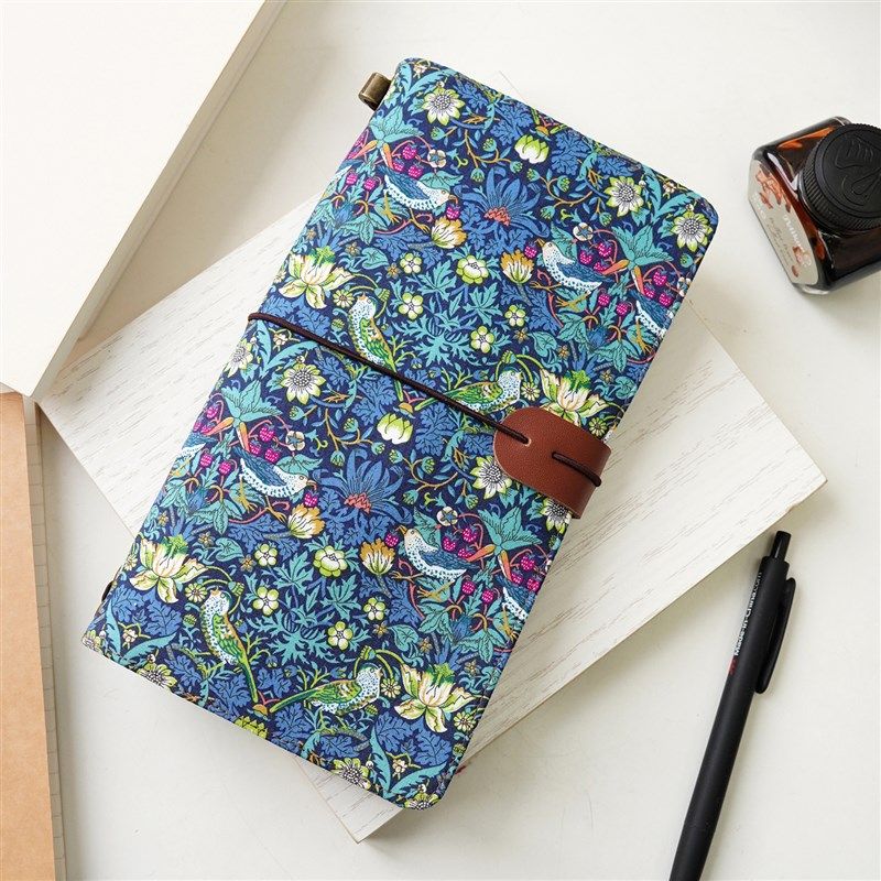 liberty印花旅行者日记本绑带活页本TN手账本标准护照随身手帐本,淘宝优惠券,粉丝福利购,淘宝优惠卷