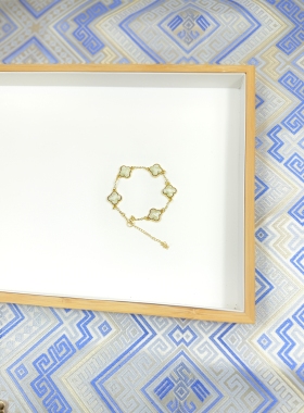 广西壮锦手链/手工手链/四叶草手链/壮锦手工手链送女朋友闺蜜