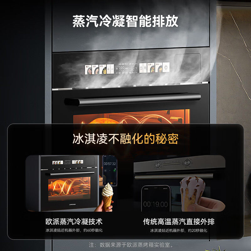 欧派ZK301嵌入式蒸烤箱家用58L大容量智能变频一体机速热自清洁,淘宝优惠券,粉丝福利购,淘宝优惠卷