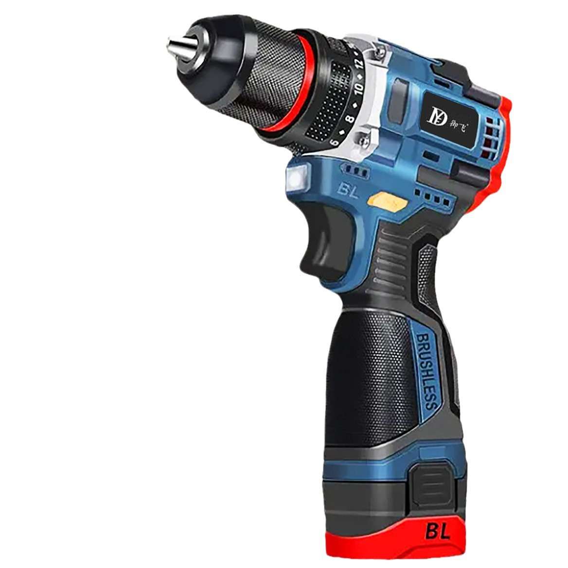 厂家直销无刷双速锂电钻充电式冲击手钻电动螺丝刀工业级电动工具 - 图3