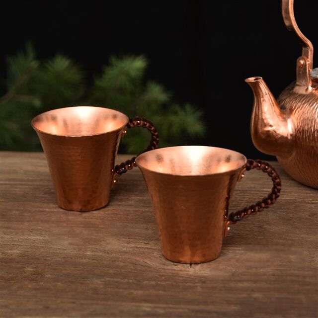 Pure copper handmade copper cup, cold water cup, copper water cup, pure copper tea cup, handmade T thickened copper dining utensils