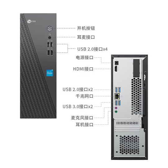 Новый настольный компьютер Lenovo i7/32G/1TB для бизнеса, офиса, путешествий, полный комплект хоста