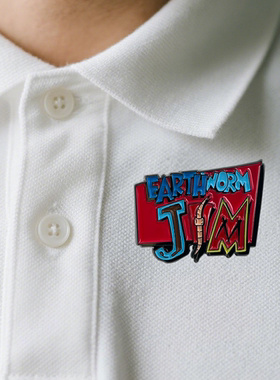 Earthworm Jim蚯蚓吉姆主题徽章