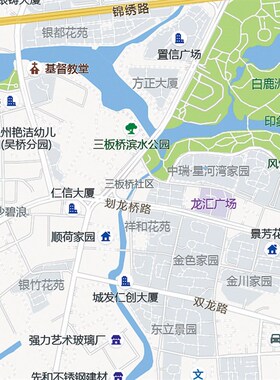 2024新款温州j市区地图贴图办公室挂图高清防水墙壁贴超大装饰画