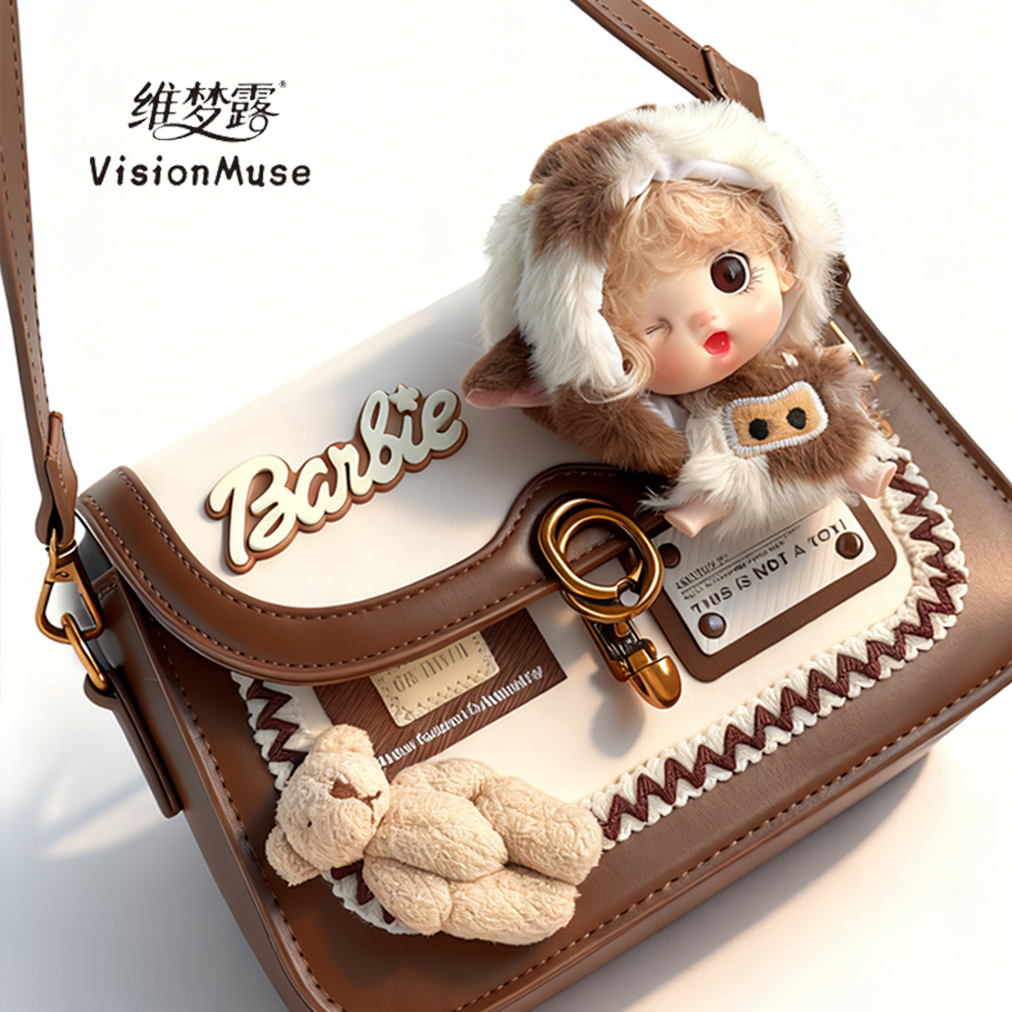 维梦露原创新款单肩斜跨包小众可爱稀奇古怪通勤礼物小方包包女生,淘宝优惠券,粉丝福利购,淘宝优惠卷