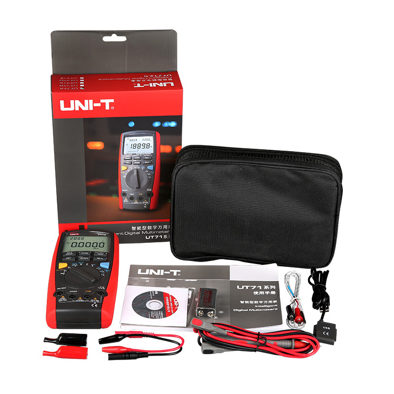 优利德UT71E智能型数字万用表高精度四位半数显全量程防烧万能表 - 图2