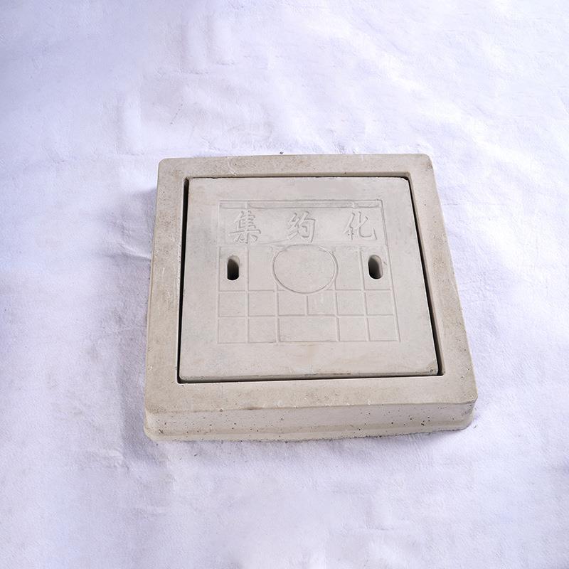 水泥井盖板普通型源头厂400X400钢纤维地沟排水下水道混凝土盖板 - 图1