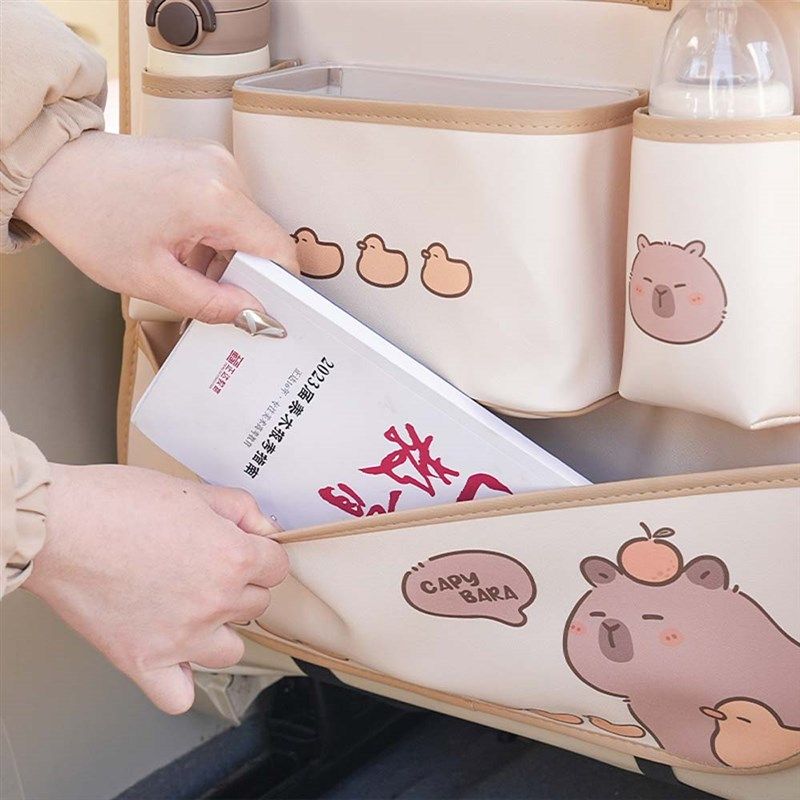 汽车座椅后背收纳挂袋车载防踢垫后排置物架车内用储物盒小餐桌板,淘宝优惠券,粉丝福利购,淘宝优惠卷