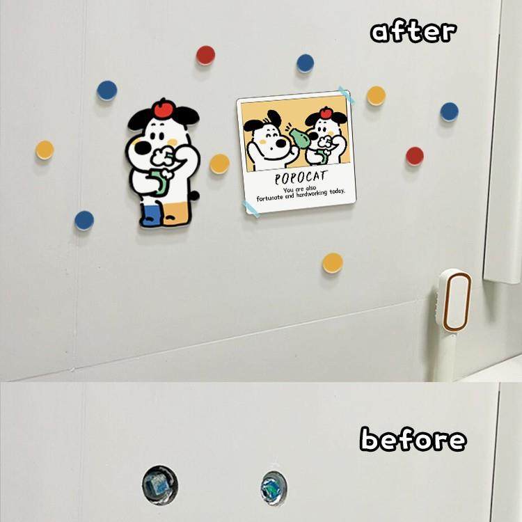 波点瓷砖贴墙面窟窿补洞贴家用装饰墙贴卡通小狗亚克力开关遮洞贴,淘宝优惠券,粉丝福利购,淘宝优惠卷