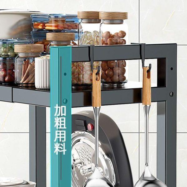 厨房微波炉架子置物架多功能支架多层家用烤箱台面电饭煲收纳架子,淘宝优惠券,粉丝福利购,淘宝优惠卷