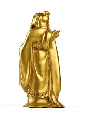 纯铜华佗摆件医圣铜像送名医工艺品摆设中式送礼装饰品