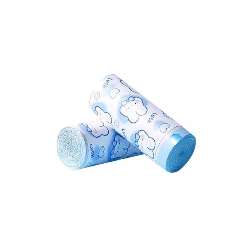 卡通兔子加厚印花抽绳垃圾袋萌趣自动收口家用手提袋垃圾桶塑料袋,淘宝优惠券,粉丝福利购,淘宝优惠卷