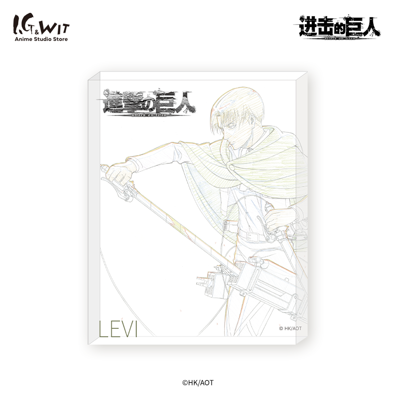 I.G WIT 进击的巨人原画亚克力砖动漫周边收藏吧唧 - 图2