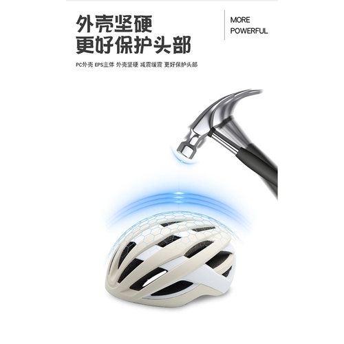 自行车头盔2026新款成人骑行头盔男女通款一体成型公路车骑行装备 - 图2