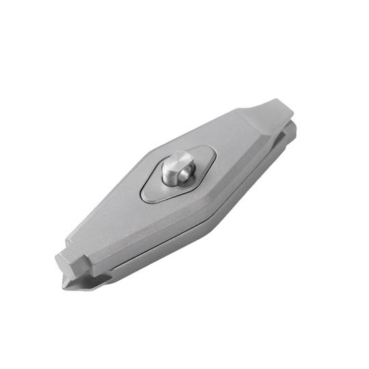 钛合金螺丝刀内六方旋转多功能工具户外随身便携钥匙扣项链撬棍