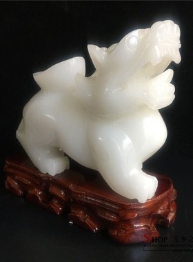 天然阿富汗玉貔貅摆件家居客厅办公室桌面玄关酒柜工艺品礼品摆设