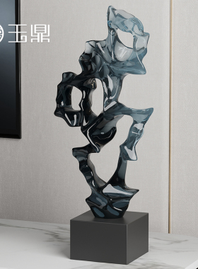 太湖石雕塑摆件乔迁新居礼物客厅玄关酒柜装饰品简约抽象工艺礼品