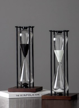 新款沙漏计时器高级感30时间60分钟桌面装饰品办公室漏斗流沙摆件