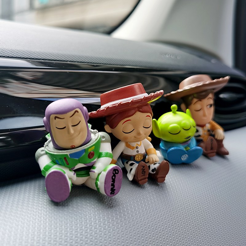 汽车趣味c摆件车载卡通公仔玩具总动员系中控台装饰车内好物女 - 图1