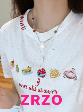 ZRZO贝壳海星米珠项链