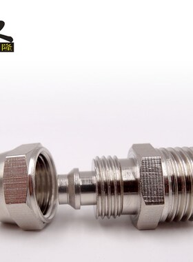 气动配件终端快速接头6mm螺丝PC8-02转3分g1/4个直通气管快拧接头