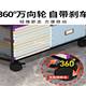Bookshelf shelf floor-standing mobile small bookshelf desk storage rack office desktop small cart under table storage cabinet