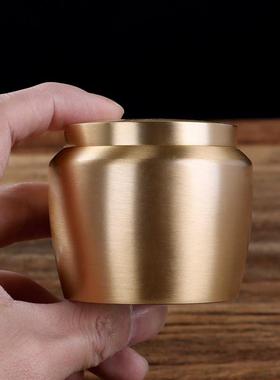 黄铜家用供奉用品宝瓶龙王黄财神佛堂前供奉摩尼宝装藏摆件小号纯