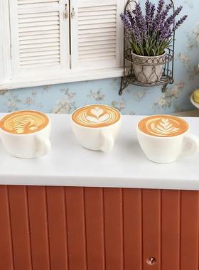 彷真咖啡杯 迷你立体奶茶杯diy钥匙扣挂件树脂饰品配件微景观摆件