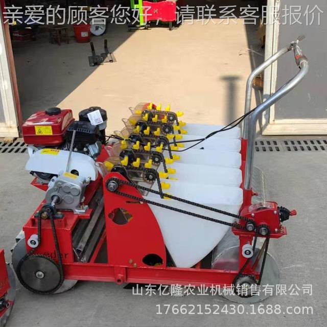 Hand-pushed large planting machine garlic, agricultural garlic on-demand planting machine 6 garlic fertilizer and planting YL-BZJ planting machine