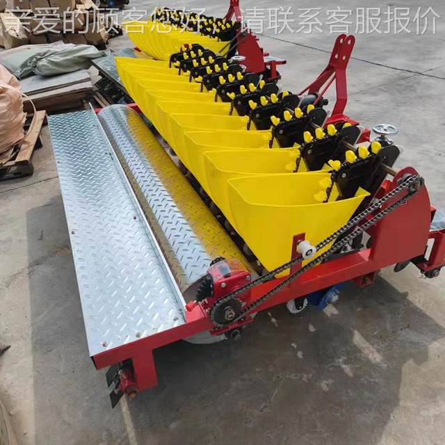 Hand-pushed large planting machine garlic, agricultural garlic on-demand planting machine 6 garlic fertilizer and planting YL-BZJ planting machine