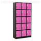 Luohe Lehua Colorful Multi-door Changing Thick Staff Multi-door Work Storage Cabinet Shoe Cabinet with Lock Bag and Tableware Shipping