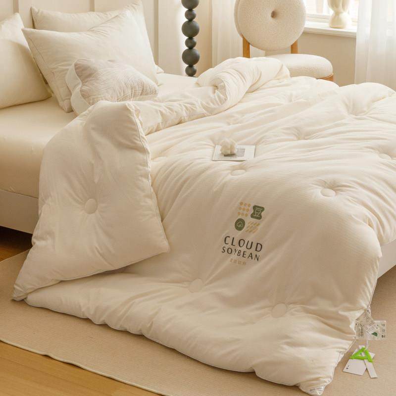 【宅姿势】大豆被芯 白色单双人被子四季冬被150*200/200*230cm,淘宝优惠券,粉丝福利购,淘宝优惠卷