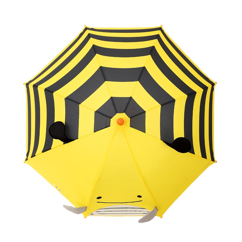 New American kindergarten boys and girls baby ultra-light children's umbrella rain gear primary school children 3D anti-pinch parasol