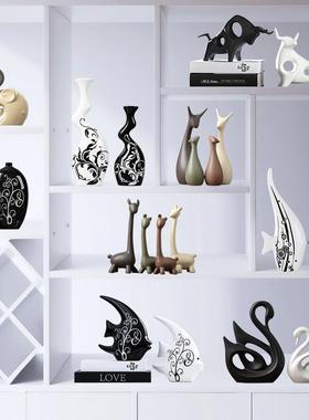 轻奢摆件家居饰品客厅创意小摆件工艺品酒柜电视柜装饰品欧式礼物