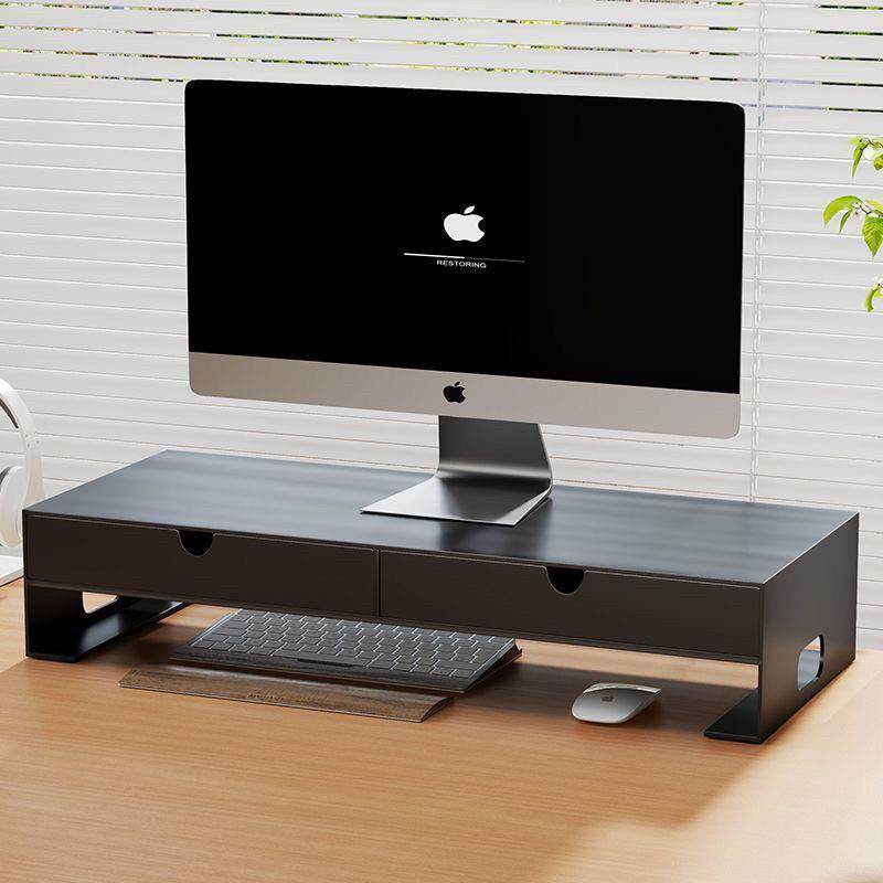 办公桌面台式电脑增高架置物收纳层架显示器笔记本底座增高架带抽,淘宝优惠券,粉丝福利购,淘宝优惠卷