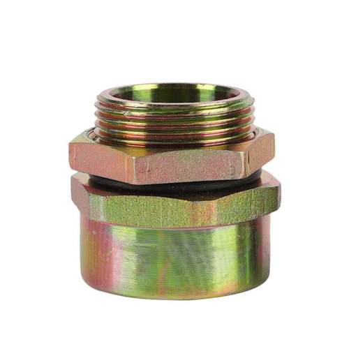 防爆穿板桥架接头电线缆接头镀锌钢管G3/4内外丝碳钢桥架连接管件 - 图3