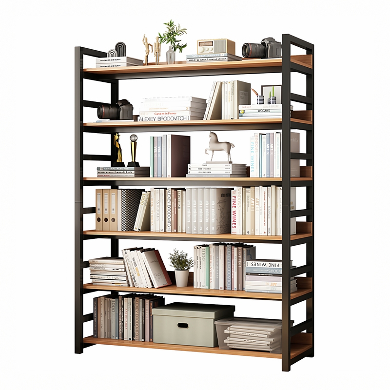 书架置物架落地家用铁艺多层儿童收纳客厅书柜简易桌面架子卧室,淘宝优惠券,粉丝福利购,淘宝优惠卷