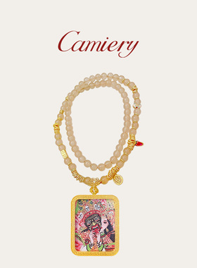 唐卡项链女款长款毛衣链独特别致