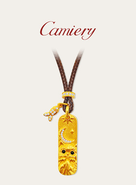 汪星人喵星人项链女款高级感轻奢