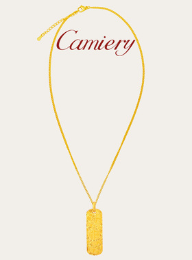 吉言福牌项链日常轻奢大气高级感